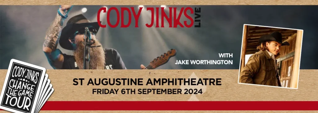 Cody Jinks at St. Augustine Amphitheatre