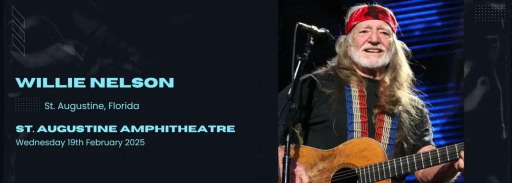 Willie Nelson at St. Augustine Amphitheatre