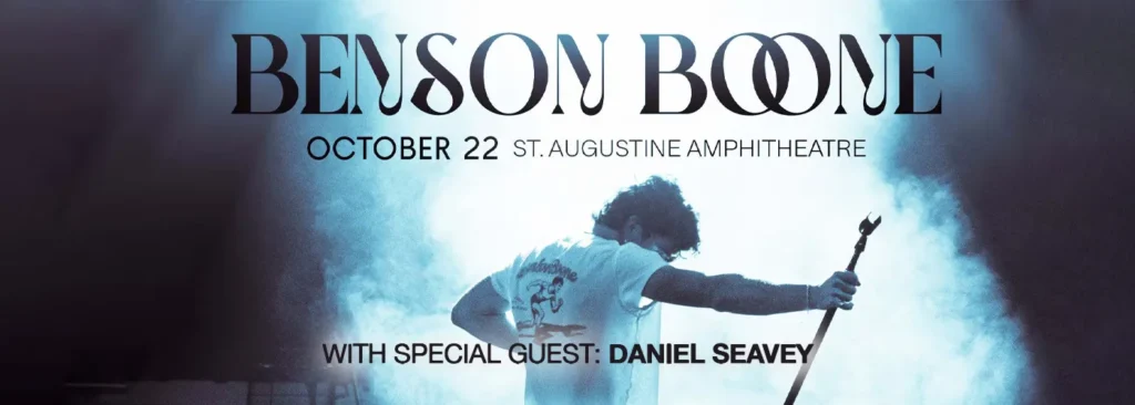 Benson Boone at St. Augustine Amphitheatre