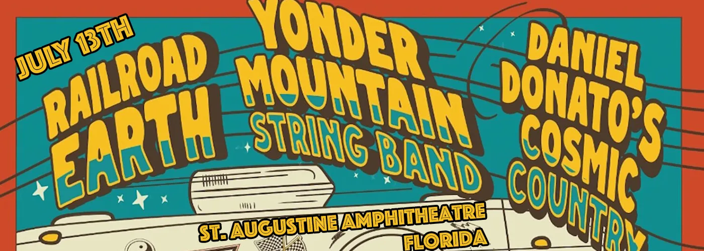 Railroad Earth, Yonder Mountain String Band & Daniel Donato’s Cosmic Country