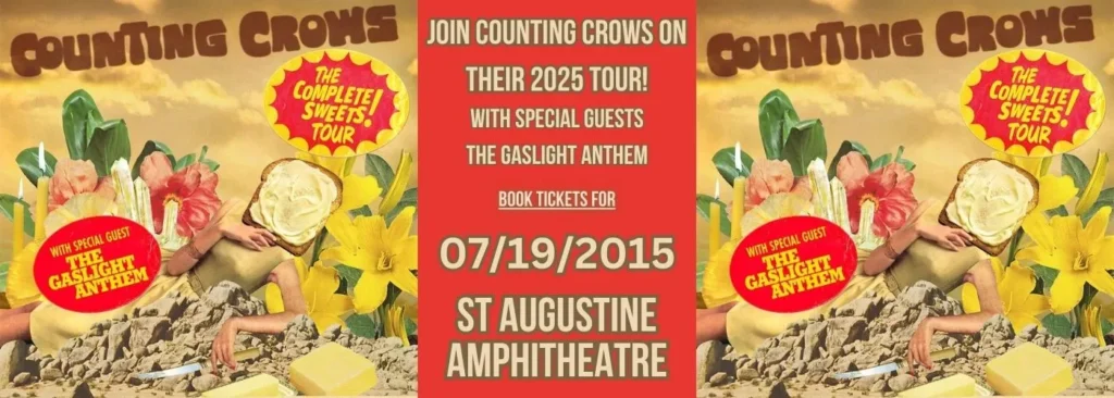 Counting Crows & The Gaslight Anthem at St. Augustine Amphitheatre